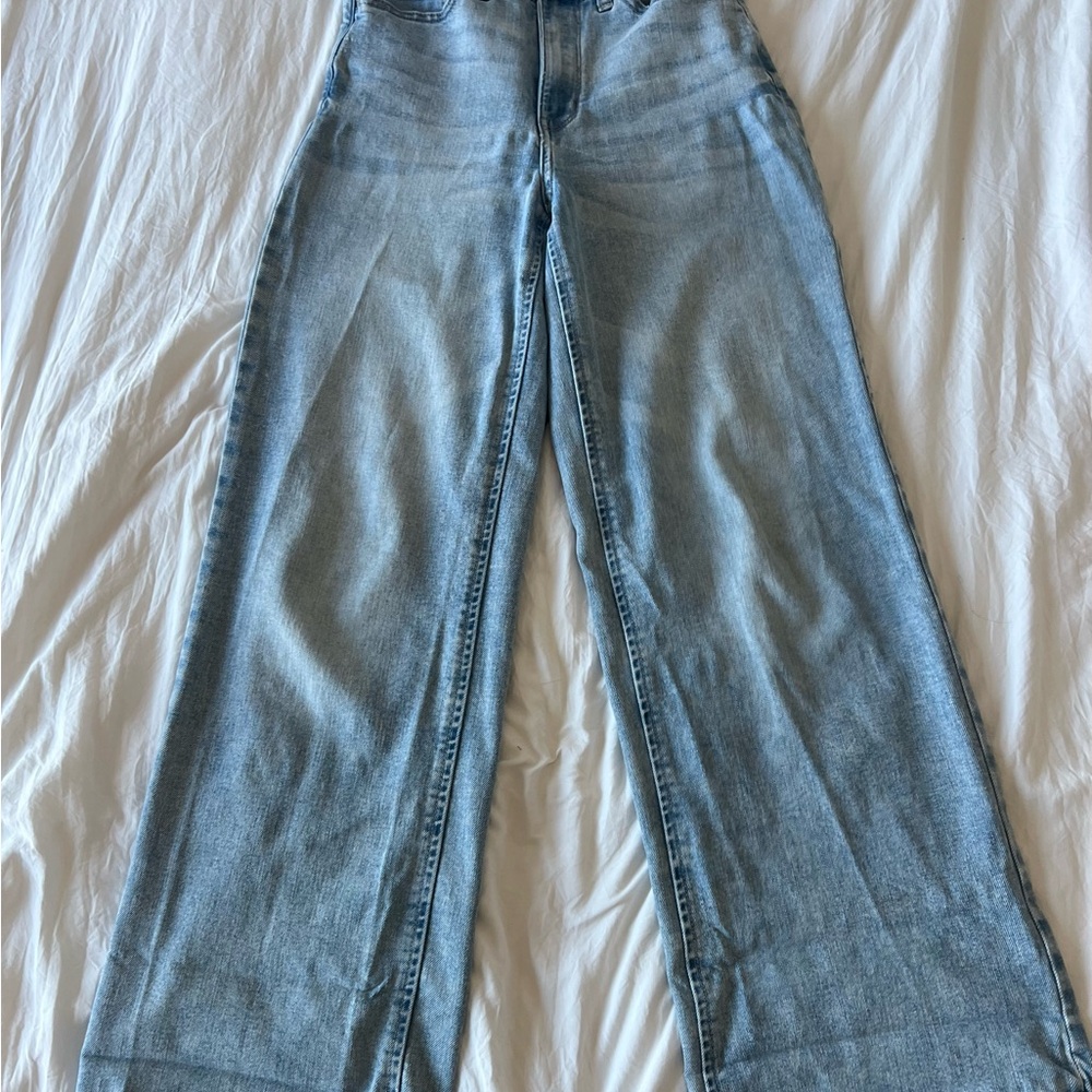 SO Light Blue Wide Leg Jeans for Women